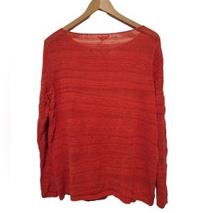 Eileen Fischer Organic Linen lightweight Sweater